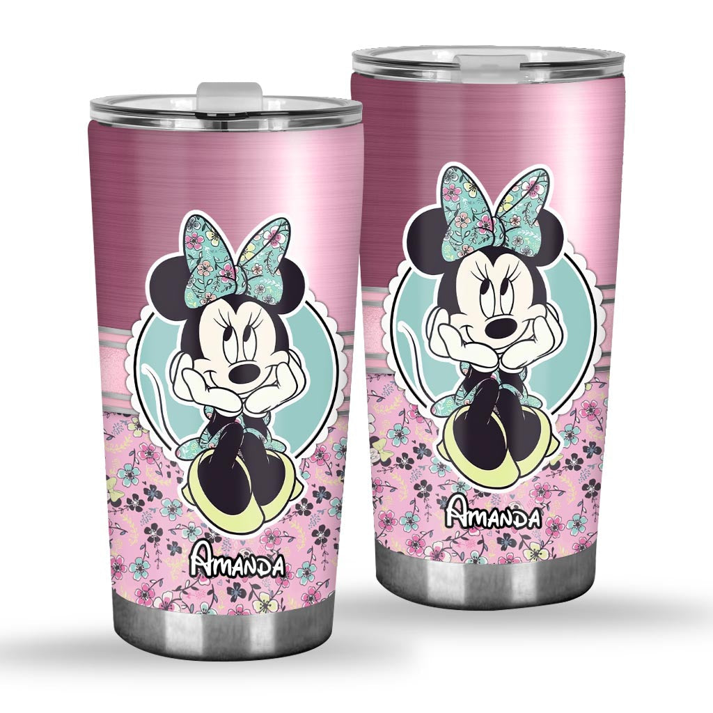 Personalized Mouse Tumbler Custom Name Gift for Kids