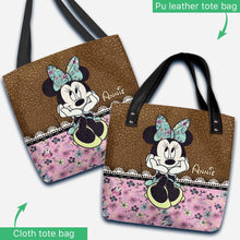 Load image into Gallery viewer, Personalized Tote Bag with Sweet Mouse Ears Gift for Mom
