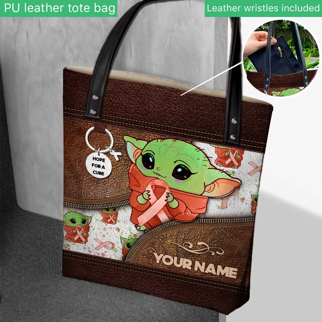 Personalized Multiple Sclerosis Awareness Tote Bag with Custom Name