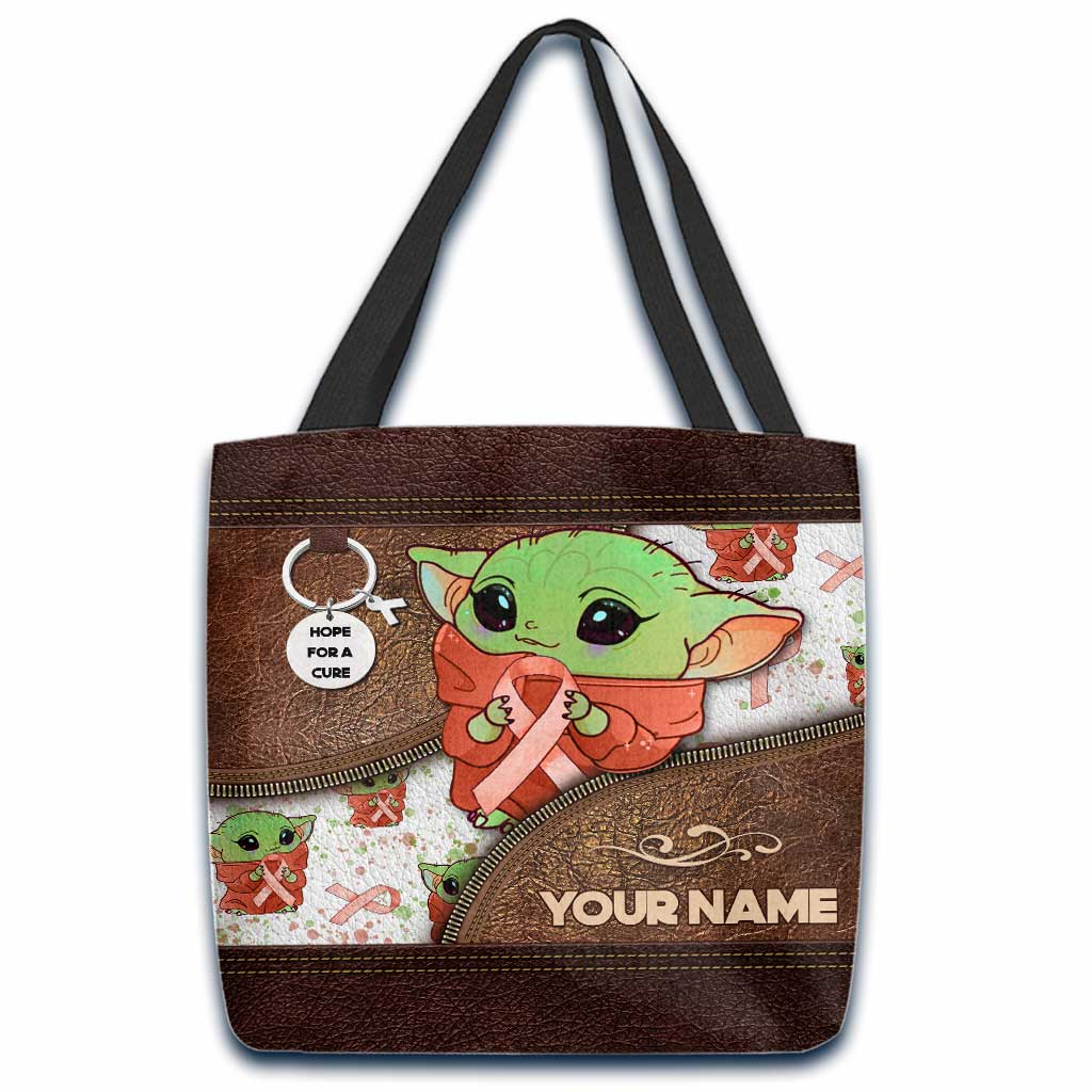 Personalized Multiple Sclerosis Awareness Tote Bag with Custom Name