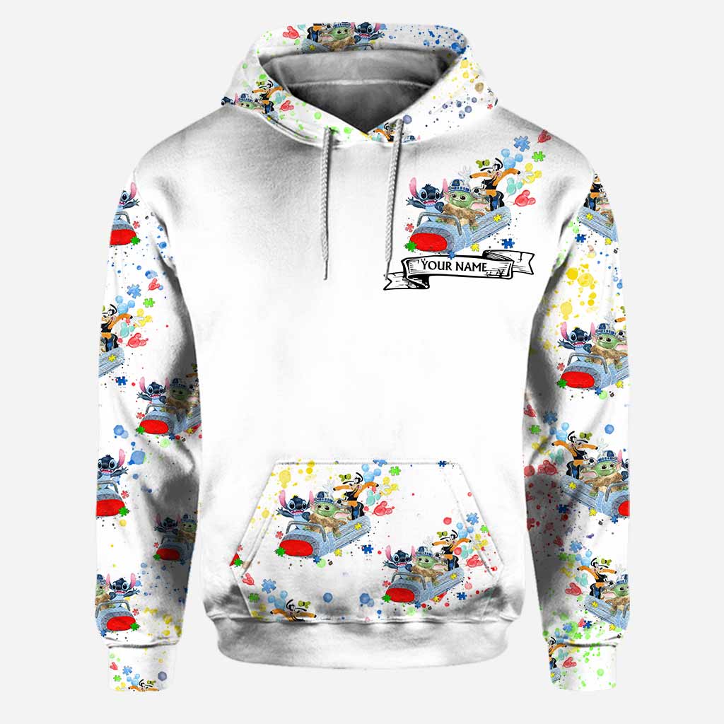Personalized Autism Awareness Hoodie & Leggings Custom Name Gift