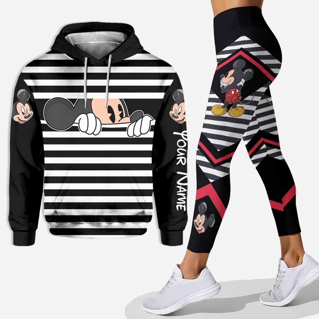 Personalized Mickey Mouse Hoodie and Leggings Custom Name Gift