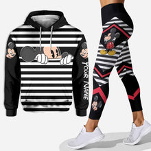 Load image into Gallery viewer, Personalized Mickey Mouse Hoodie and Leggings Custom Name Gift
