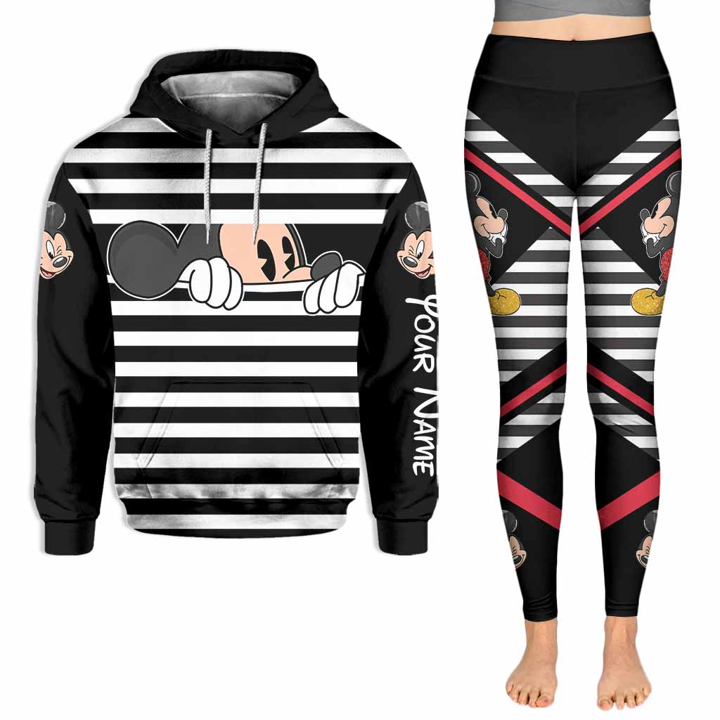 Personalized Mickey Mouse Hoodie and Leggings Custom Name Gift
