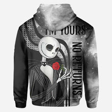 Load image into Gallery viewer, Personalized Nightmare All Over Hoodie for Couples | Custom Name Gift
