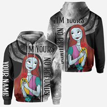 Load image into Gallery viewer, Personalized Nightmare All Over Hoodie for Couples | Custom Name Gift
