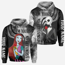 Load image into Gallery viewer, Personalized Nightmare All Over Hoodie for Couples | Custom Name Gift
