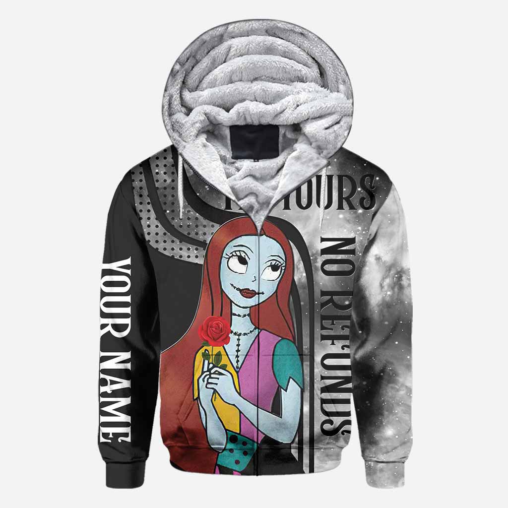 Personalized Nightmare All Over Hoodie for Couples | Custom Name Gift