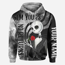 Load image into Gallery viewer, Personalized Nightmare All Over Hoodie for Couples | Custom Name Gift
