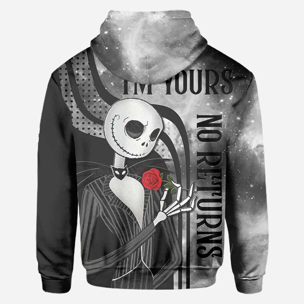 Personalized Nightmare All Over Hoodie for Couples | Custom Name Gift