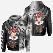 Load image into Gallery viewer, Personalized Mickey Mouse All Over T-shirt and Hoodie Gift for Couples
