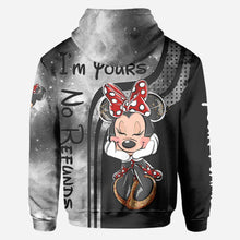 Load image into Gallery viewer, Personalized Mickey Mouse All Over T-shirt and Hoodie Gift for Couples
