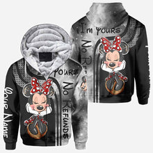 Load image into Gallery viewer, Personalized Mickey Mouse All Over T-shirt and Hoodie Gift for Couples
