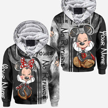 Load image into Gallery viewer, Personalized Mickey Mouse All Over T-shirt and Hoodie Gift for Couples
