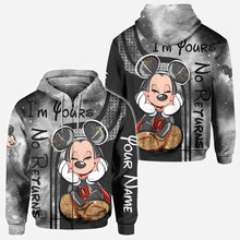 Load image into Gallery viewer, Personalized Mickey Mouse All Over T-shirt and Hoodie Gift for Couples
