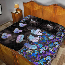 Load image into Gallery viewer, Personalized Mickey Mouse Quilt Set Custom Names 50th Anniversary Gift
