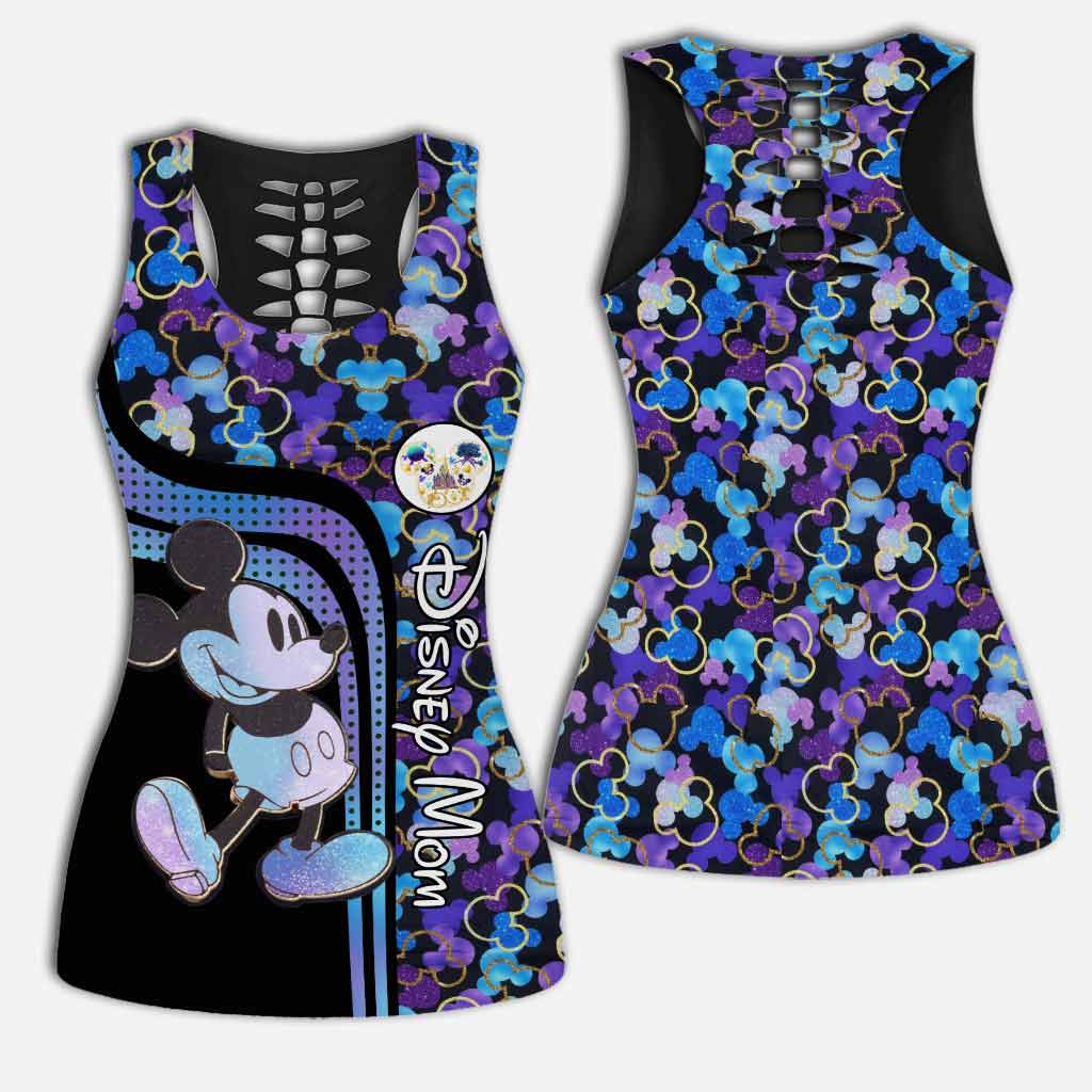 Personalized Disney Mom Hollow Tank & Leggings Set Gift Idea