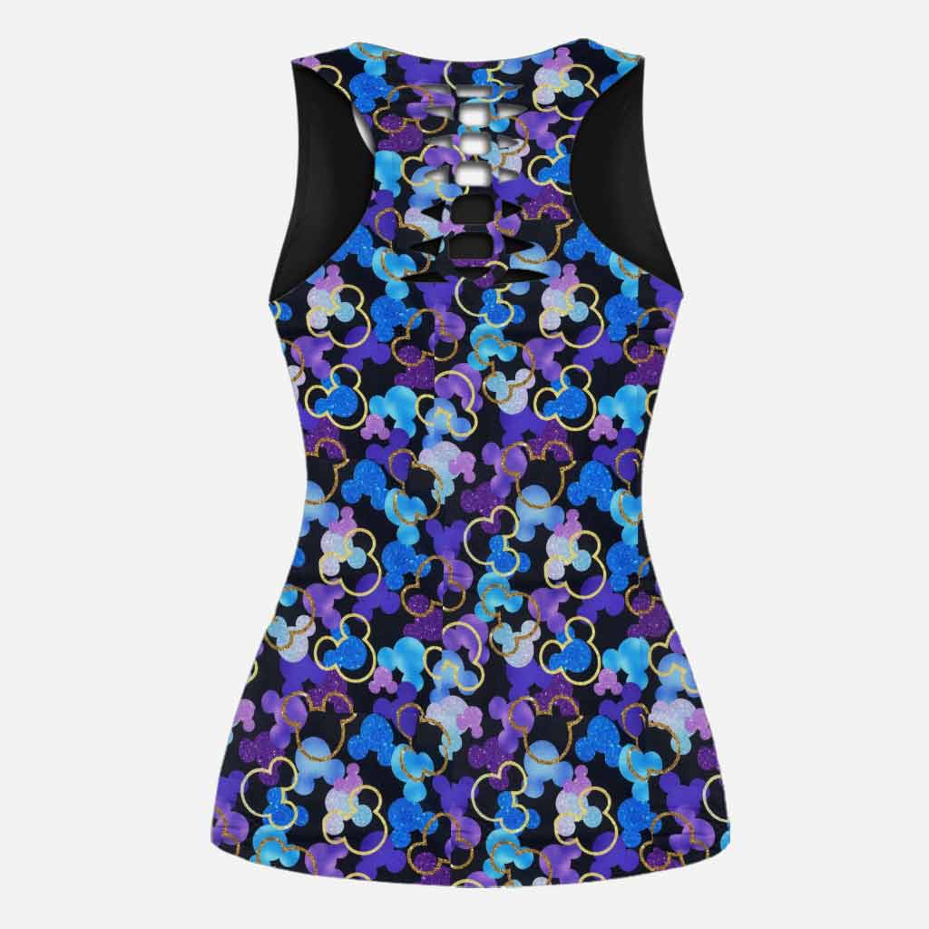 Personalized Disney Mom Hollow Tank & Leggings Set Gift Idea