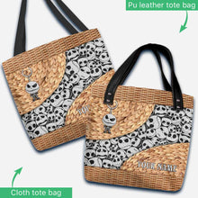 Load image into Gallery viewer, Personalized Nightmare Tote Bag with 3D Skull Pattern for Unique Gift
