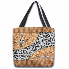 Load image into Gallery viewer, Personalized Nightmare Tote Bag with 3D Skull Pattern for Unique Gift
