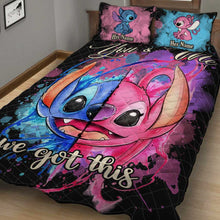 Load image into Gallery viewer, Personalized Ohana Quilt Set Custom Names for Couples Gift
