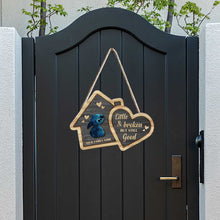 Load image into Gallery viewer, Personalized Family Wood Sign Little &amp; Broken Home Decor Gift
