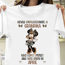 Load image into Gallery viewer, Personalized Grandma T-shirt &amp; Hoodie Disney Gift for Mother's Day
