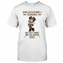 Load image into Gallery viewer, Personalized Grandma T-shirt &amp; Hoodie Disney Gift for Mother's Day
