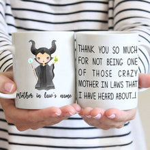 Load image into Gallery viewer, Personalized Thank You Mug for Mother-in-Law Custom Name Gift
