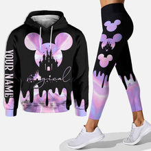 Load image into Gallery viewer, Personalized Mickey Mouse Hoodie and Leggings Set for Kids &amp; Adults | Magical Gift
