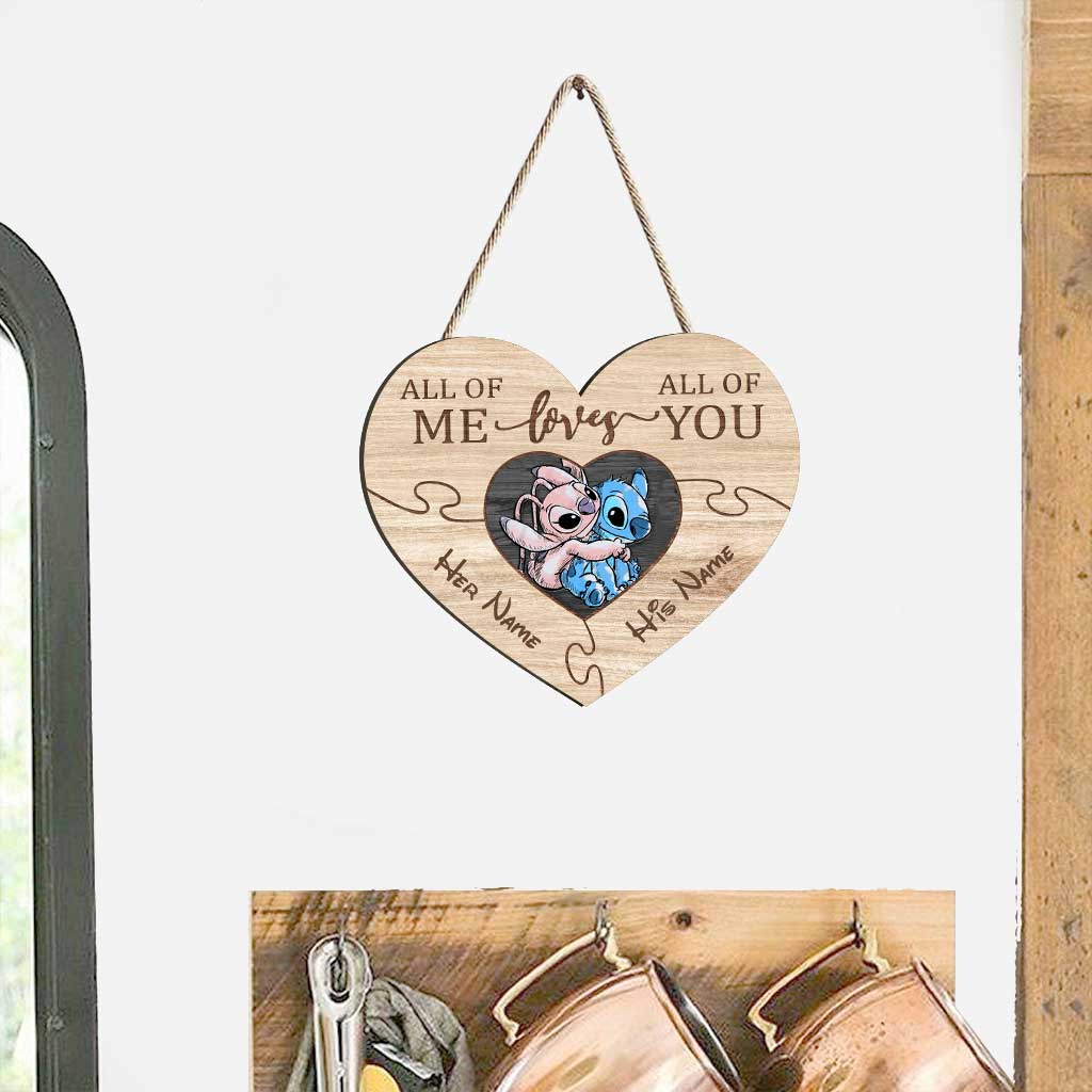 Personalized Ohana Wood Sign with Names | Unique Couple Gift