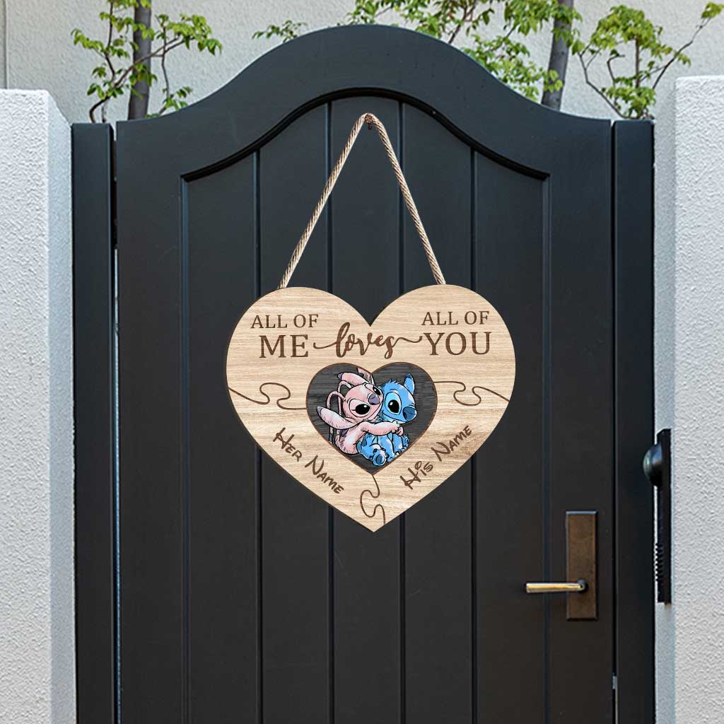 Personalized Ohana Wood Sign with Names | Unique Couple Gift