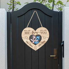 Load image into Gallery viewer, Personalized Ohana Wood Sign with Names | Unique Couple Gift
