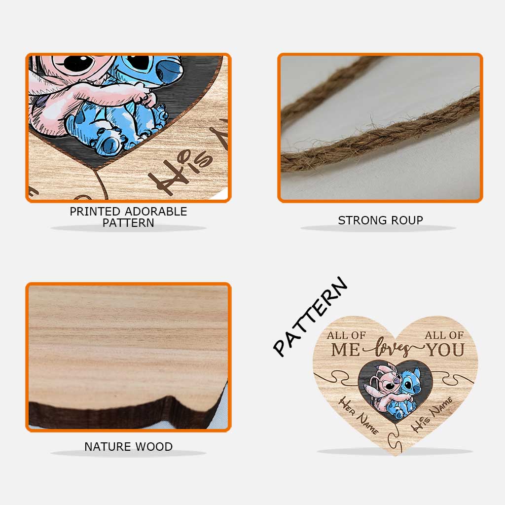 Personalized Ohana Wood Sign with Names | Unique Couple Gift