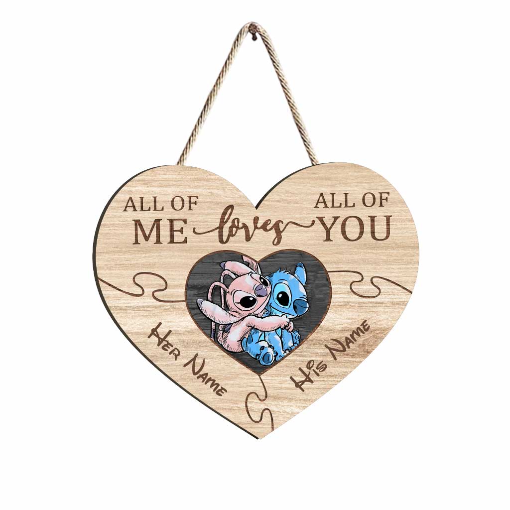 Personalized Ohana Wood Sign with Names | Unique Couple Gift