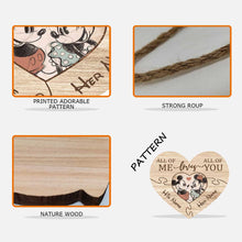 Load image into Gallery viewer, Personalized Heart-Shaped Wood Sign Custom Names Romantic Gift
