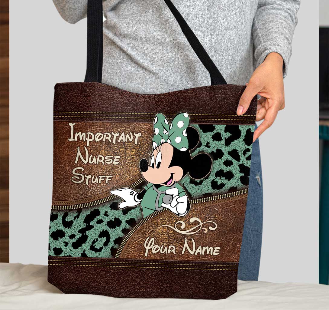Personalized Tote Bag for Nurses with Custom Name Gift