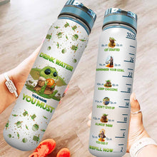 Load image into Gallery viewer, Personalized Water Tracker Bottle with Infuser for Hydration
