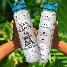 Load image into Gallery viewer, Personalized Nightmare Water Tracker Bottle Custom Name Gift
