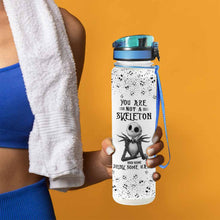 Load image into Gallery viewer, Personalized Nightmare Water Tracker Bottle Custom Name Gift
