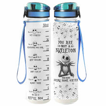 Load image into Gallery viewer, Personalized Nightmare Water Tracker Bottle Custom Name Gift
