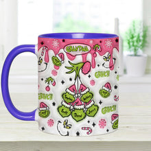 Load image into Gallery viewer, Personalized Christmas Accent Mug for Grandma Custom Name Gift
