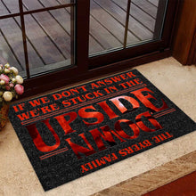 Load image into Gallery viewer, Personalized Stranger Things Doormat Custom Family Name Gift
