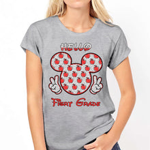 Load image into Gallery viewer, Personalized Teacher T-shirt &amp; Hoodie with Glitter Print Gift for Back to School
