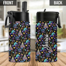 Load image into Gallery viewer, Personalized Kids Water Bottle with Magic Mouse Ears Design
