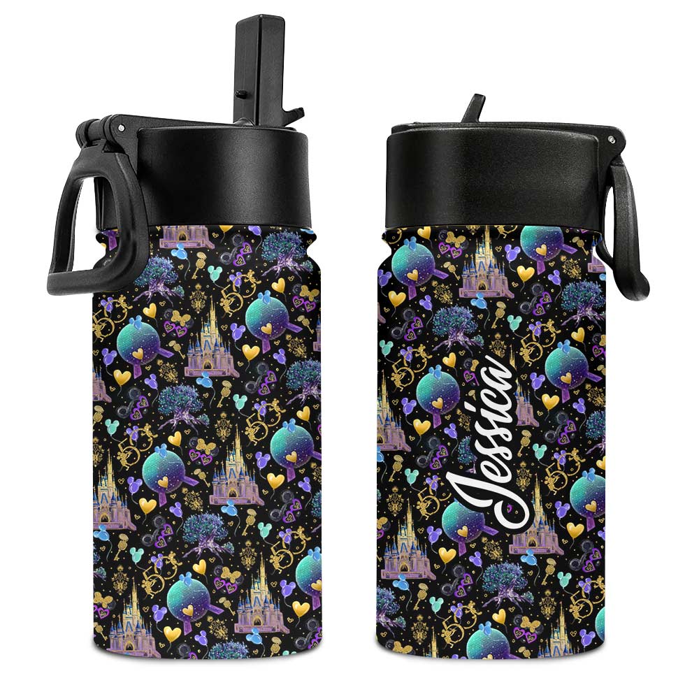 Personalized Kids Water Bottle with Magic Mouse Ears Design