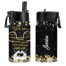 Load image into Gallery viewer, Personalized Kids Water Bottle with Custom Name &amp; Design
