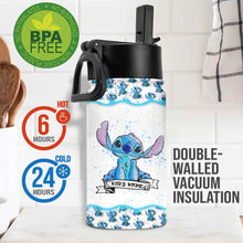 Load image into Gallery viewer, Personalized Kids Water Bottle Custom Name Ohana Gift
