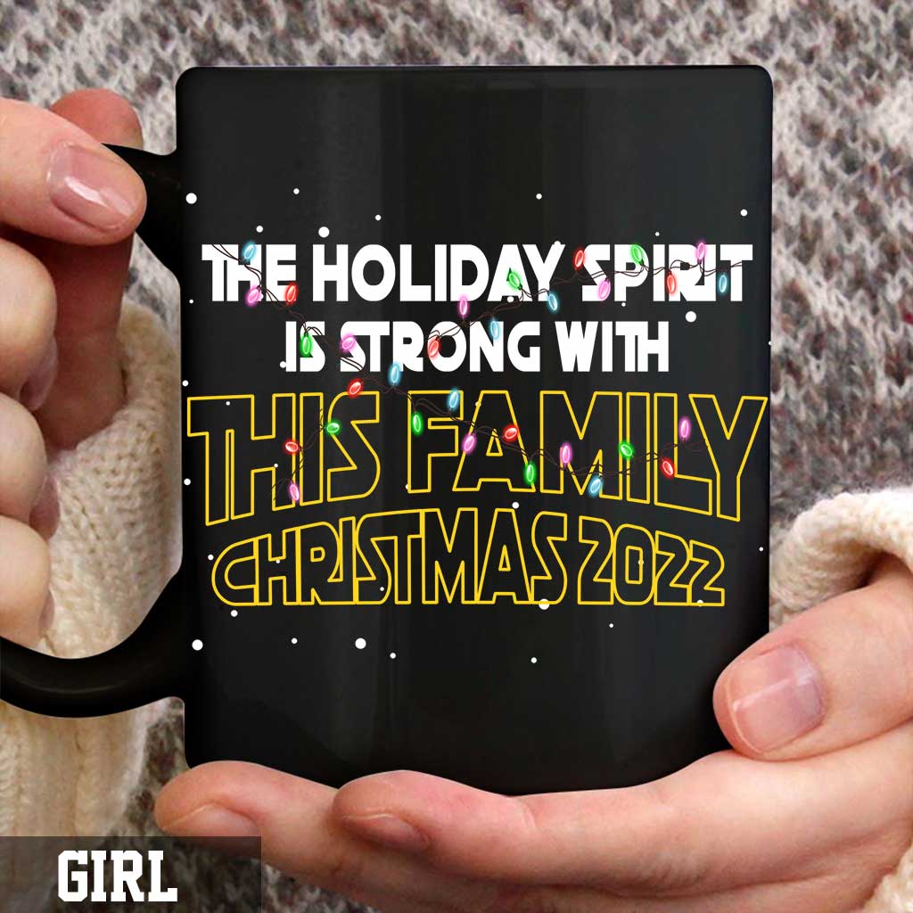 Personalized Christmas Family Mug Custom Name Gift 11oz