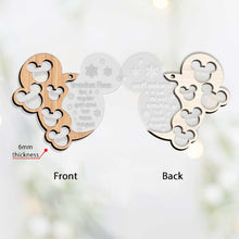 Load image into Gallery viewer, Personalized Christmas Layered Ornament for Grandma with Names
